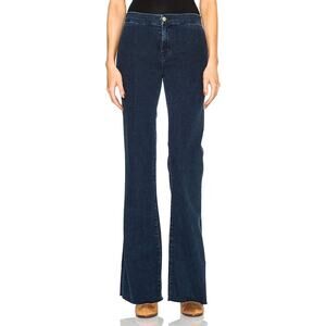 J Brand High Rise Tailored Flare Jeans Allegiance Blue Size 32